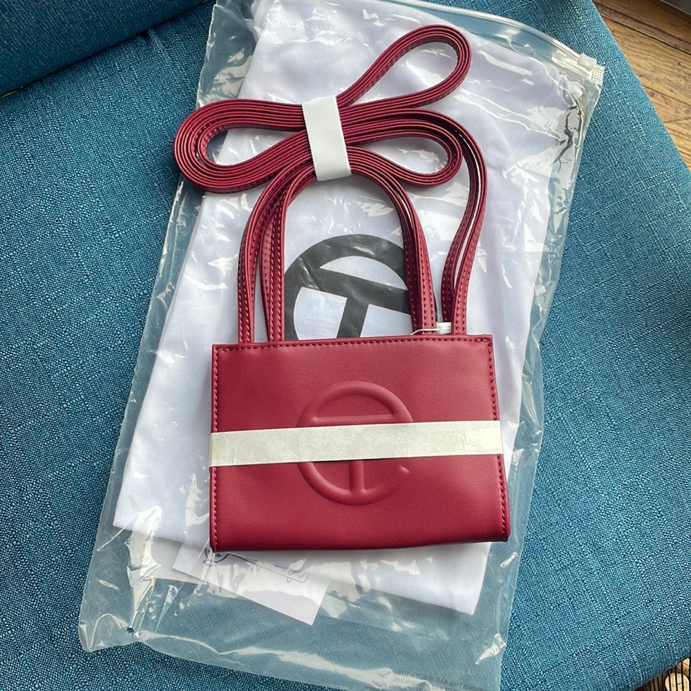 Telfar Small Shopping Bag Oxblood